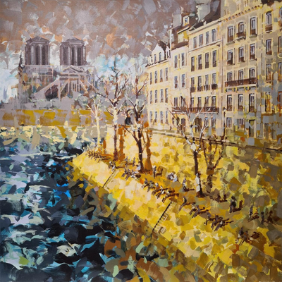 Acrylmalerei von Carré d'artistes. 